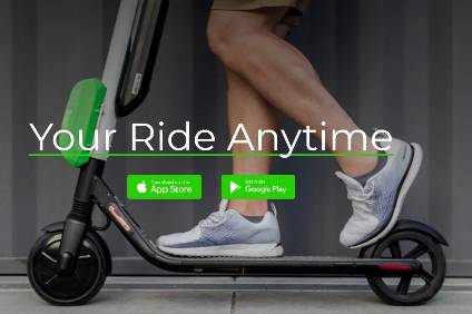 uber scooter app