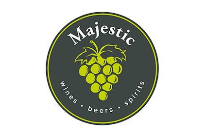 The new logo for Majestic marks a return to the grapes motif replaced by a wine glass two years ago The new logo for Majestic marks a return to the grapes motif replaced by a wine glass two years ago