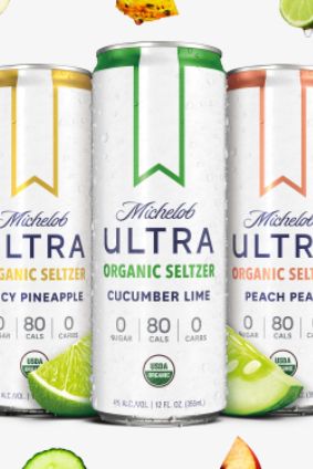 Michelob Ultra Organic Seltzer hits the US early next year Michelob Ultra Organic Seltzer hits the US early next year