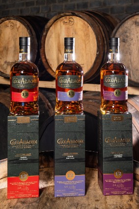 The GlenAllachie Virgin Oak Series comprises single malts finished in three different types of oak casks The GlenAllachie Virgin Oak Series comprises single malts finished in three different types of oak casks