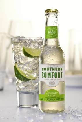 The new Southern Comfort glass bottle The new Southern Comfort glass bottle