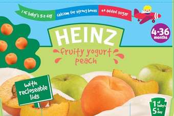 heinz baby fruit pots