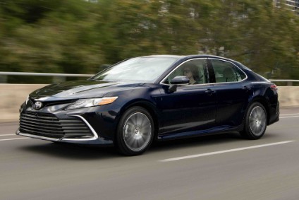 2021 Camry gains a new front end (XLE shown)