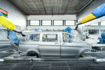 Vito paint application is largely automated; body shop is 80% robotic